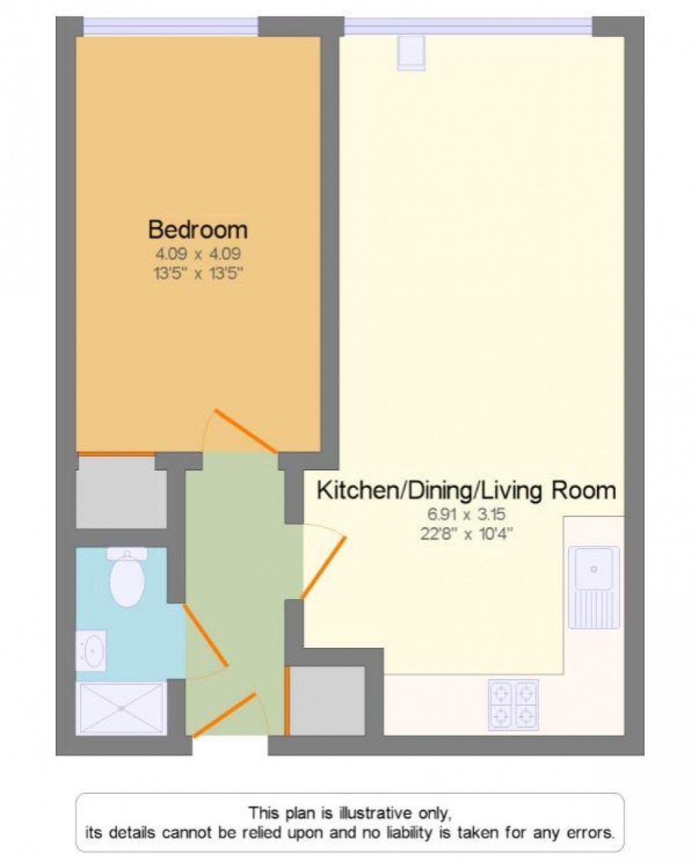 Floorplan for Bartholomew Court, High Street, Waltham Cross, Hertfordshire