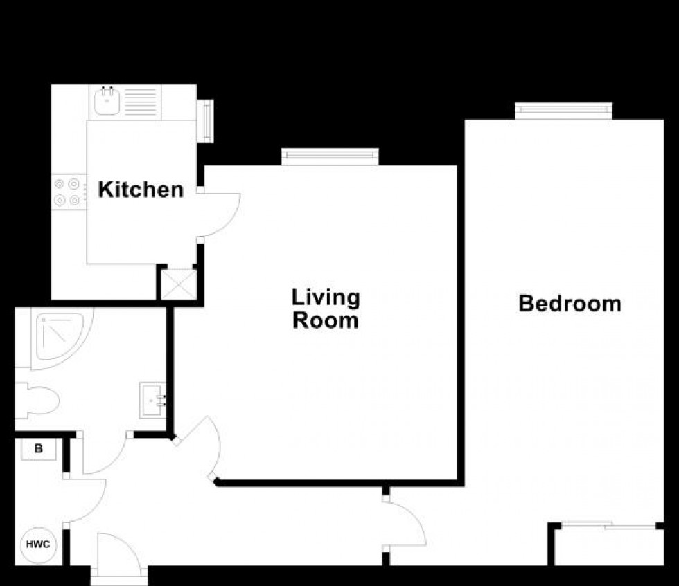 Floorplan for King Harold Lodge, Waltham Abbey, EN9