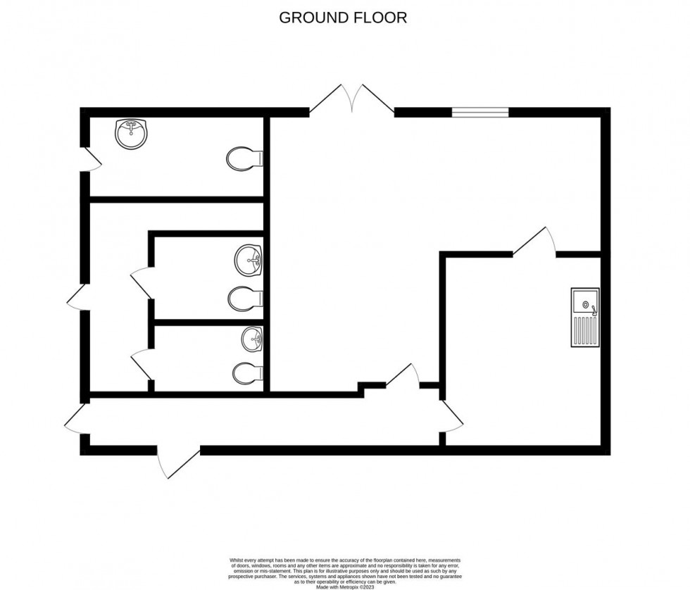 Floorplan for Sewardstone Road, London