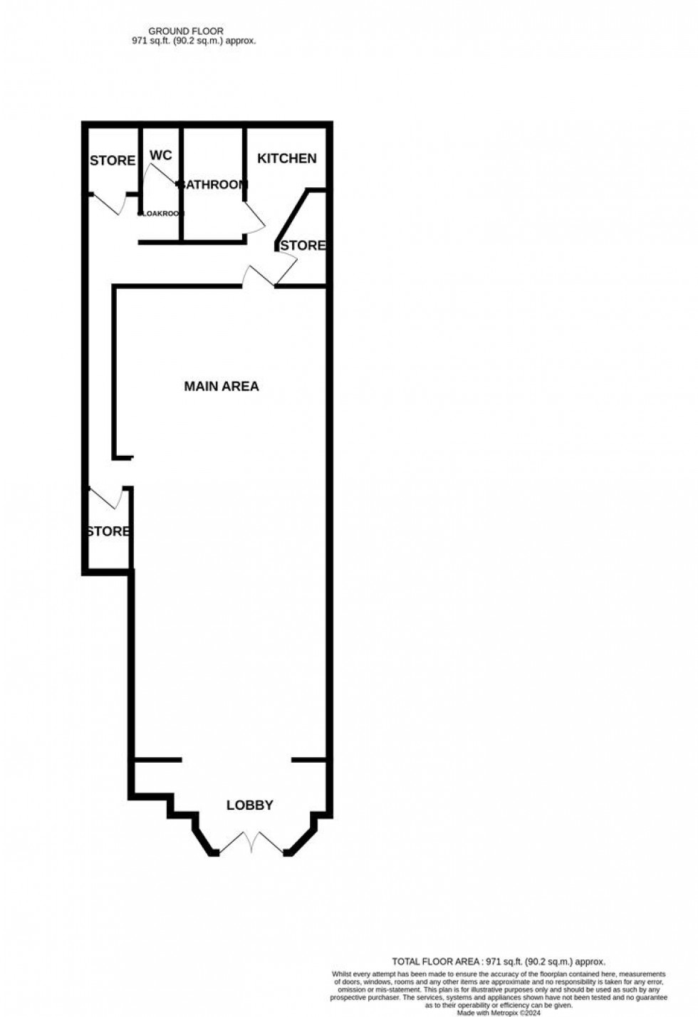 Floorplan for Green Lanes, Haringey, London