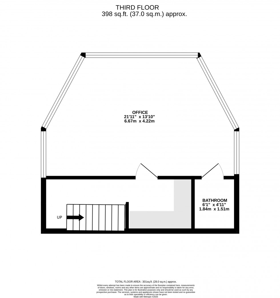 Floorplan for North Road, Hertford