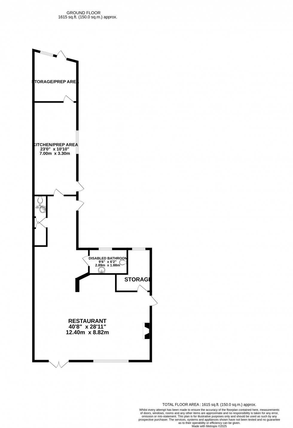 Floorplan for Sun Street, Waltham Abbey, Essex