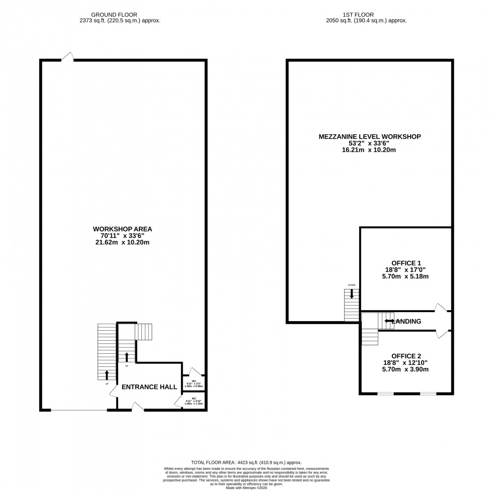 Floorplan for Waltham Abbey, Essex